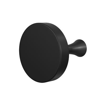 OLIVER Round Knob Handle 27mm Matte Black (each)