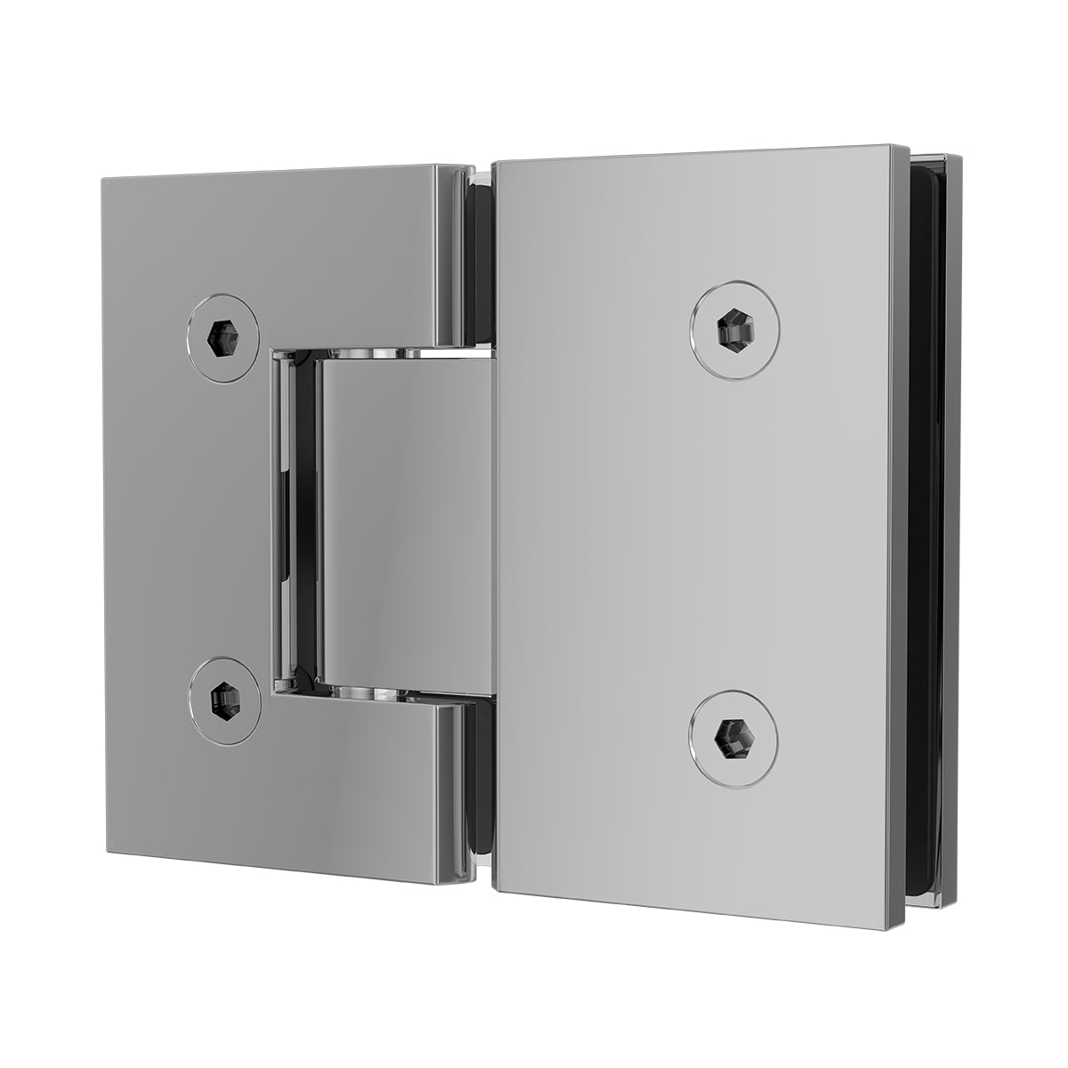 Frameless Shower Screen 900x900mm - 300mm Hinge Panel Chrome