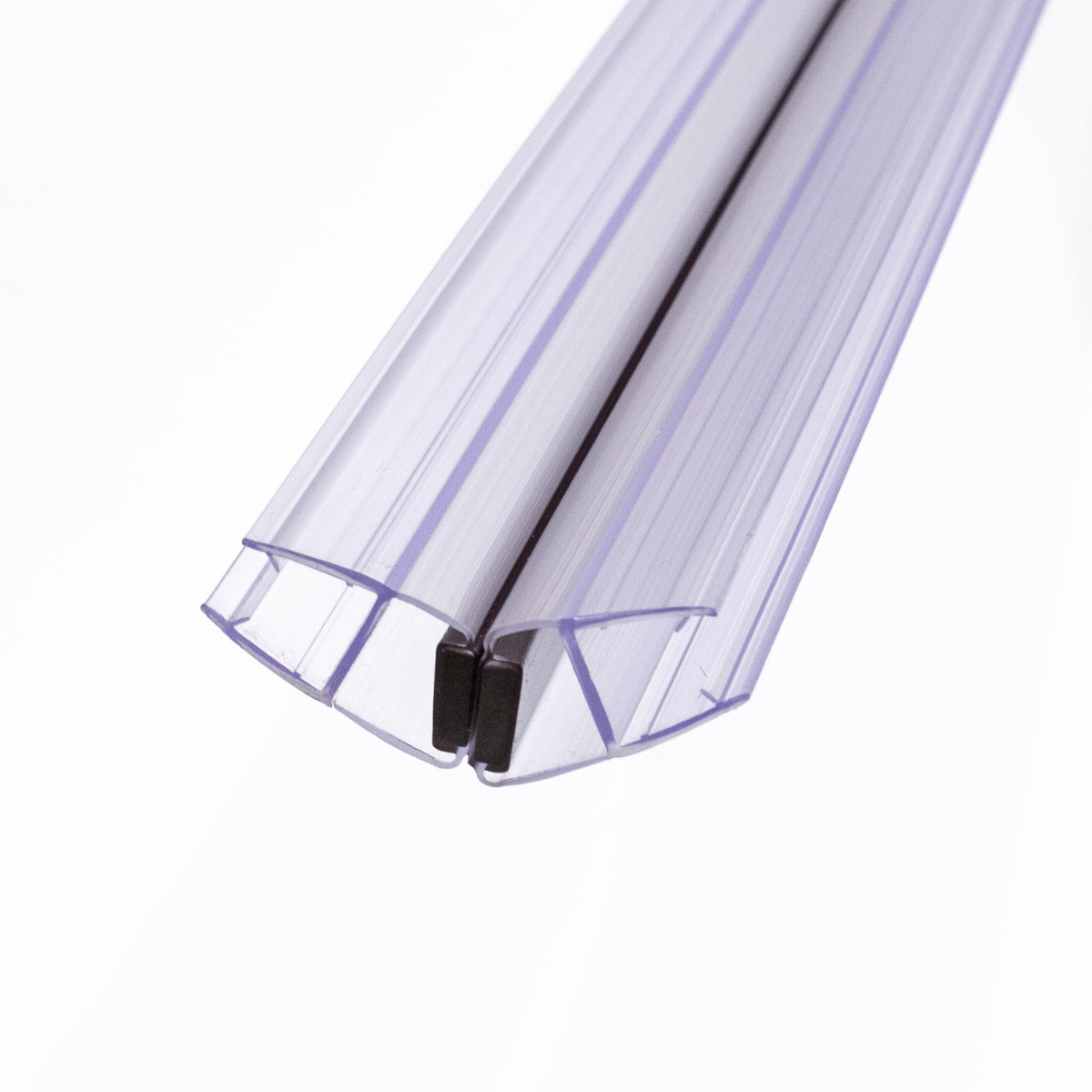 Frameless Shower Screen 900x900mm Titanium Bronze