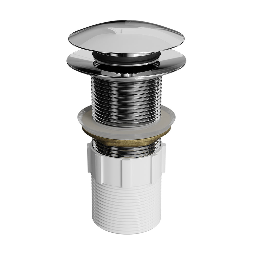 DOME POP UP Waste Without Overflow Chrome 32x80mm