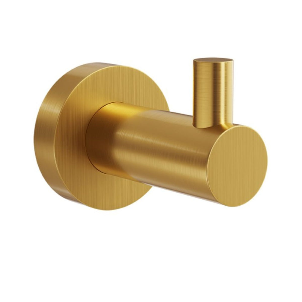 SPIN Robe Hook Brushed Brass