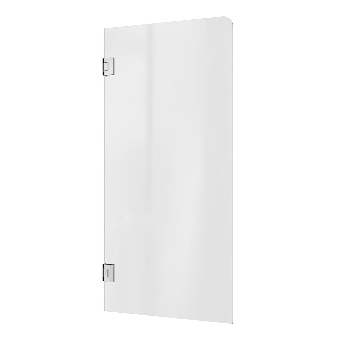 Bath Screen Kit - Single Panel 8mm Glass with Swing Pivot Chrome