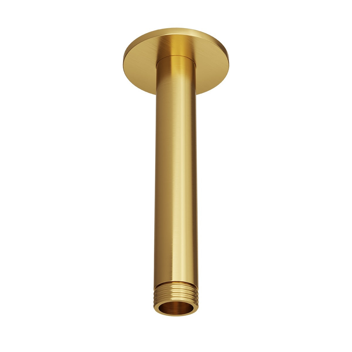 SPIN Ceiling Dropper Brushed Brass 150mm