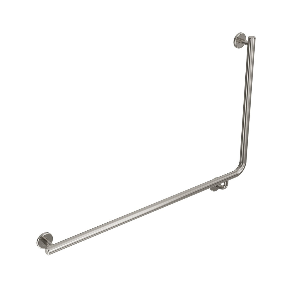 CARE ACCESS Grab Rail RHS 1000x600mm Brushed Nickel