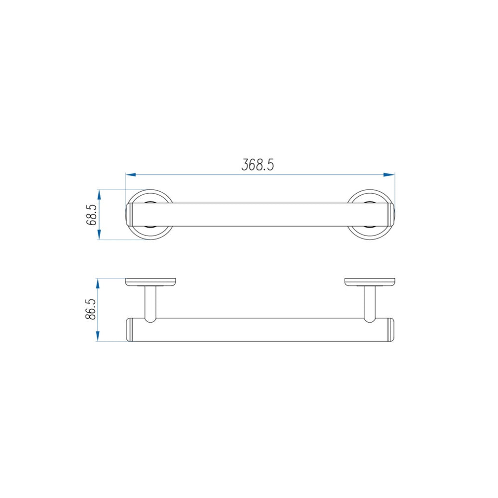 CARE ACCESS Grab Bar 300mm Polished Stainless Steel