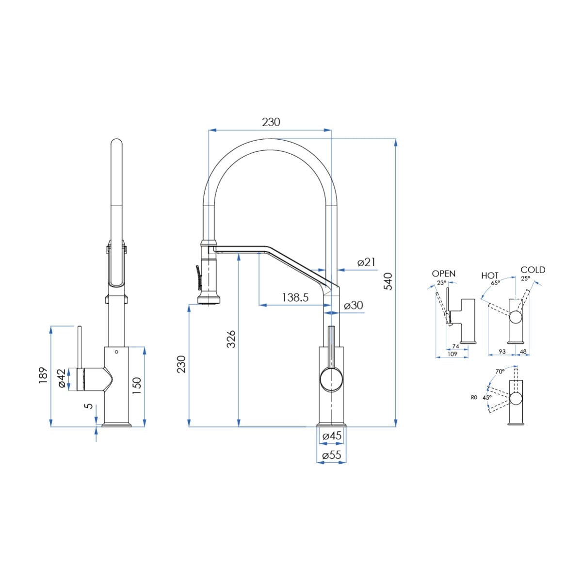 DUOFLOW Kitchen Mixer with Filtered Water Function Brushed Champagne Gold