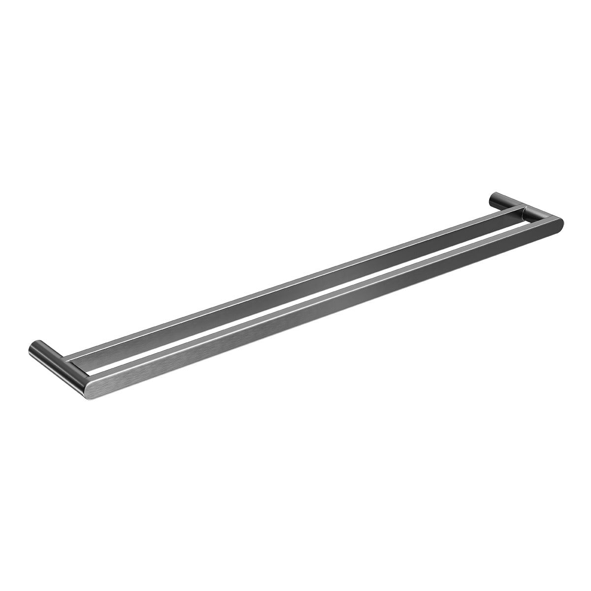 EDEN Double Towel Rail 800mm Gunmetal