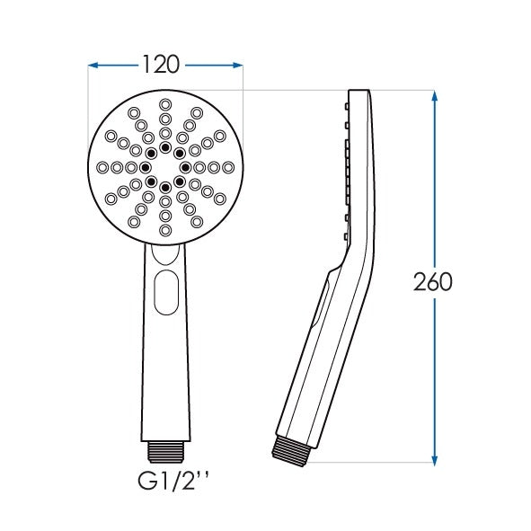 EDEN Hand Shower Gunmetal