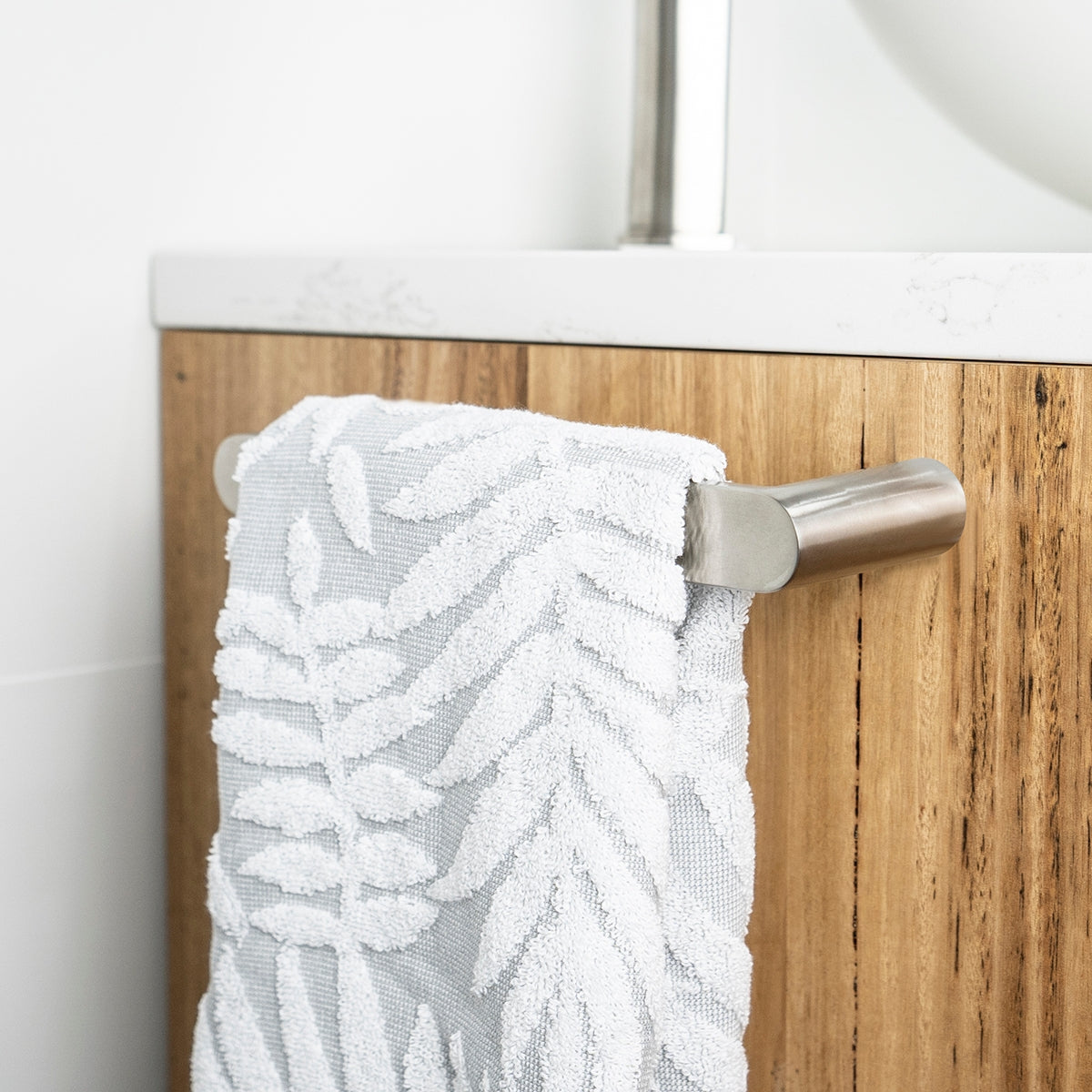 EDEN Hand Towel Holder Brushed Nickel