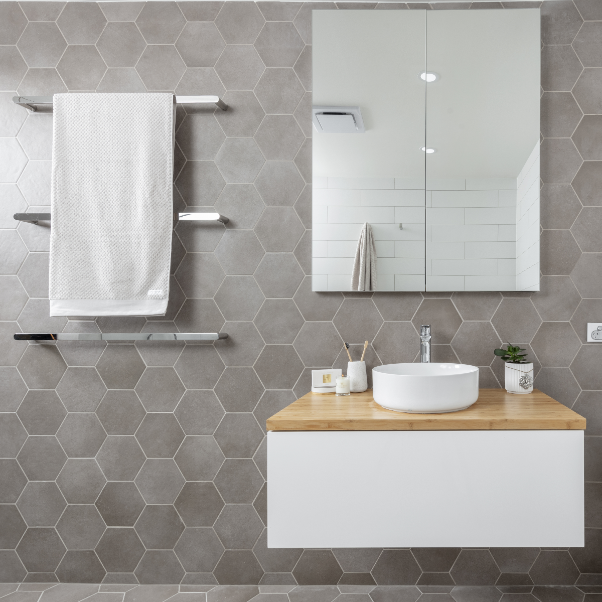 EDEN Wall Hung Vanity 900mm Matte White