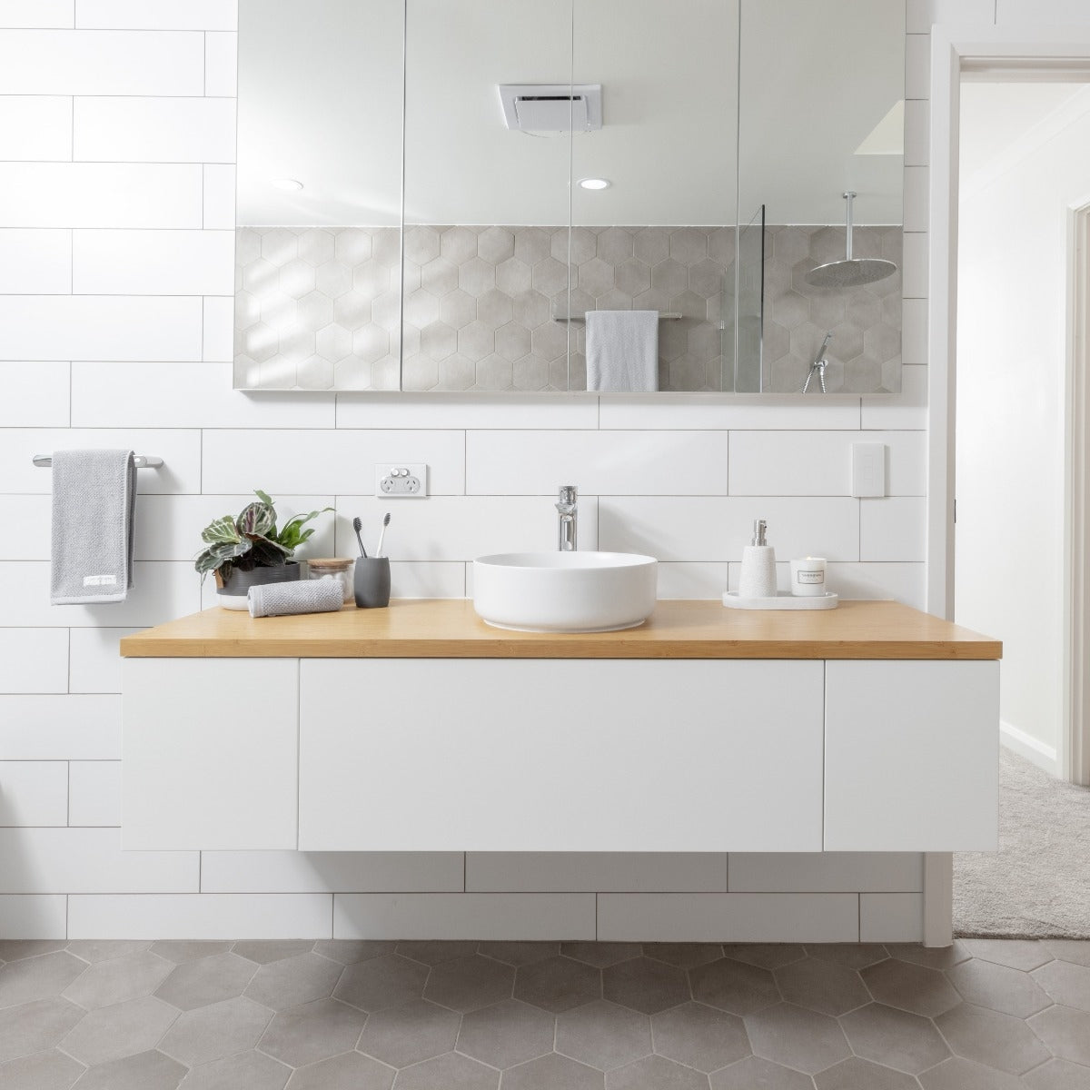 EDEN Wall Hung Vanity 300mm Matte White