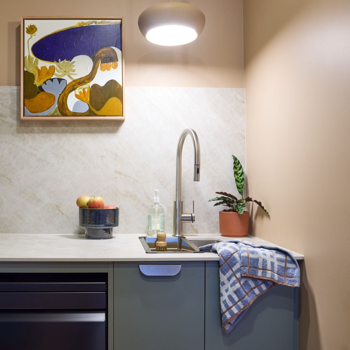 SYMMETRY Pullout Sink Mixer Brushed Nickel