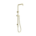 ELEMENTS Square Shower Rail with Universal Water Inlet Champagne Gold