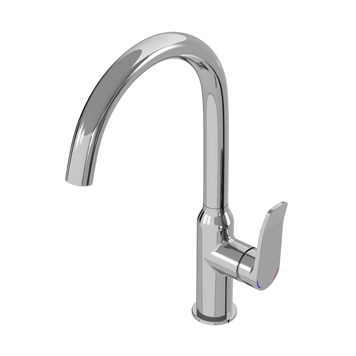 FLOW Gooseneck Sink Mixer Chrome