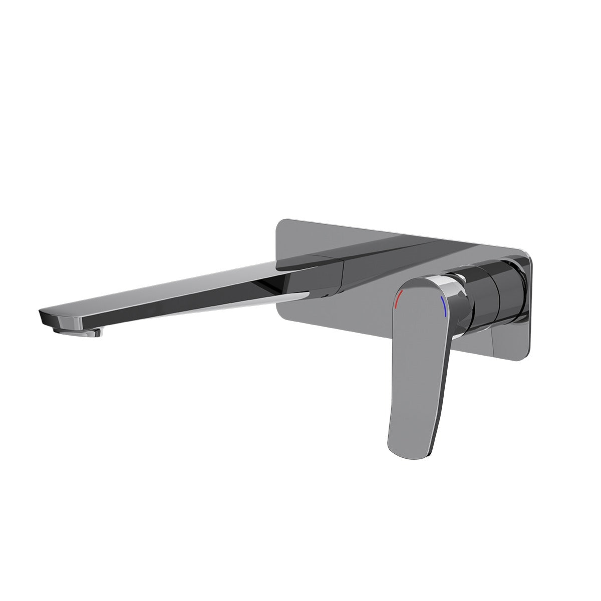 FLOW In Wall Mixer & Spout Kit Chrome 220mm