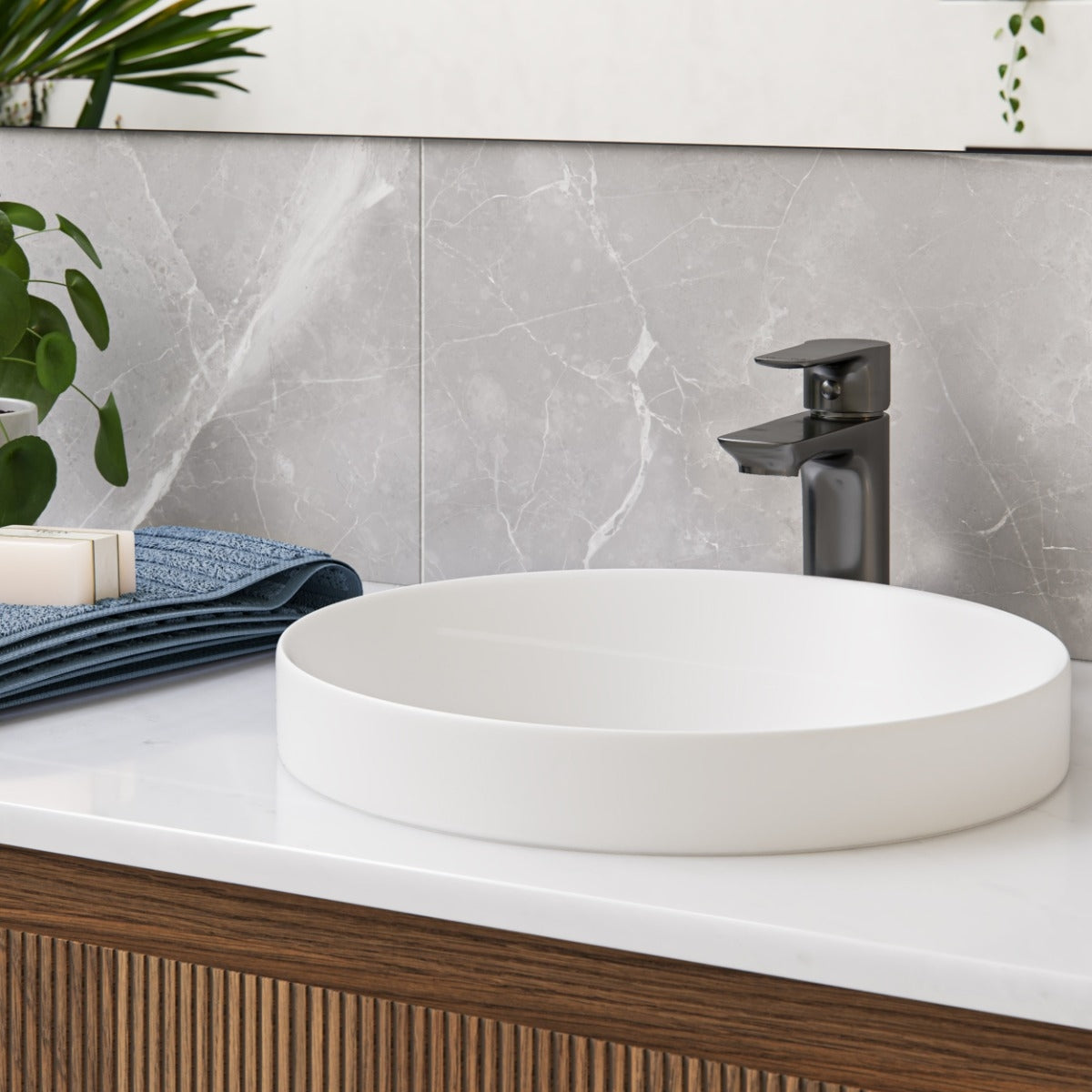 EDEN Basin Mixer Lead Free Gunmetal