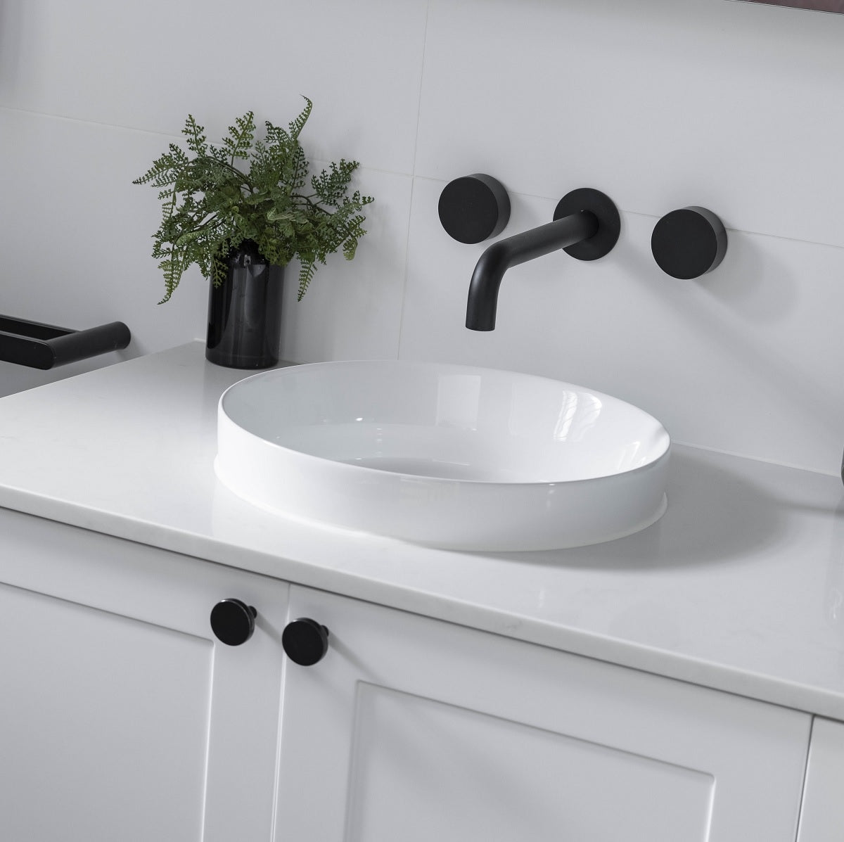 EDEN Inset Basin Gloss White