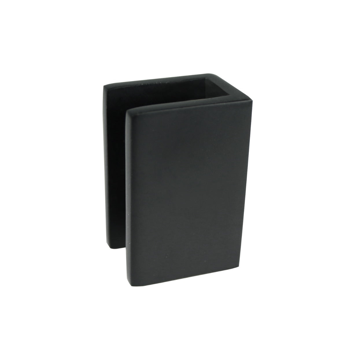 Frameless Shower Screen 1000X1000mm  Matte Black