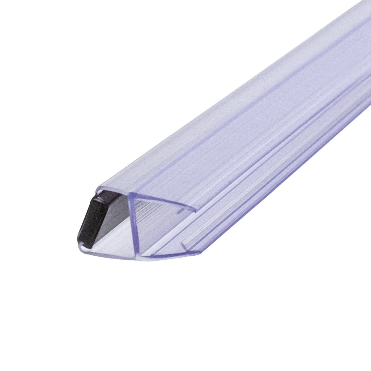 Frameless Shower Screen 1000X1000mm  Matte Black