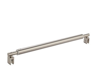 Frameless Shower Screen 1000X1000mm Brushed Nickel