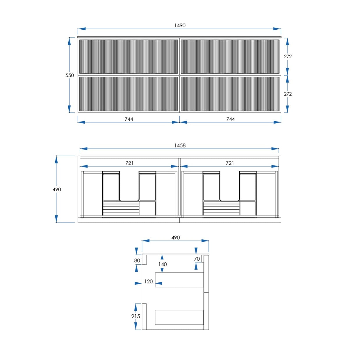 Jasper JS1500W-K technical drawing