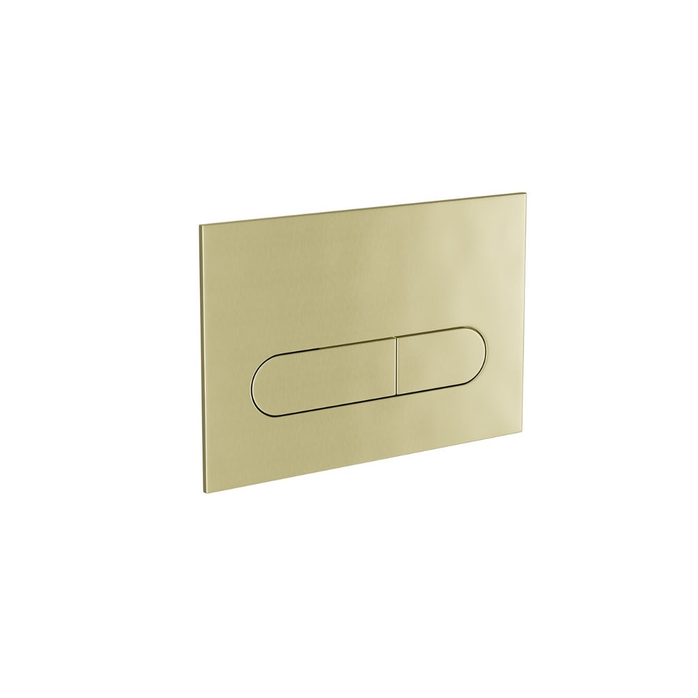 OLLIE Push Plate for Pneumatic Cistern Brushed Champagne Gold 236x152mm