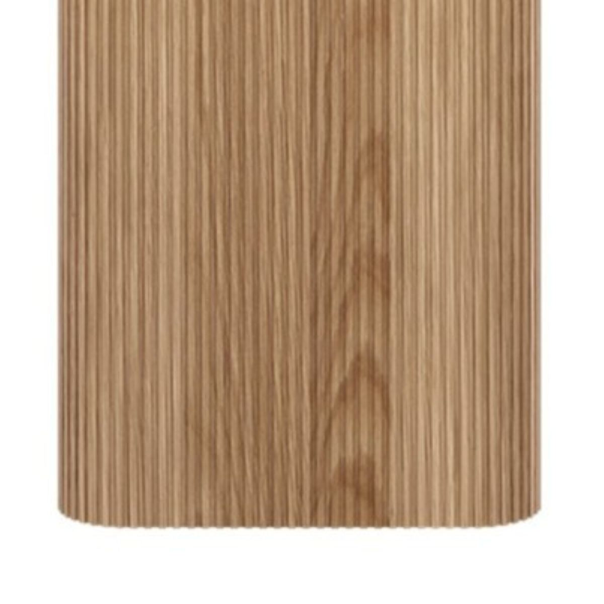 LEVANTE Side Cabinet 405x240x1100mm Light Oak Timber Veneer