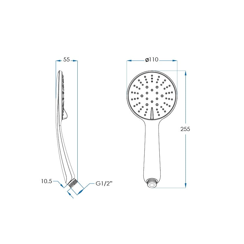 MIST Hand Shower Matte Black