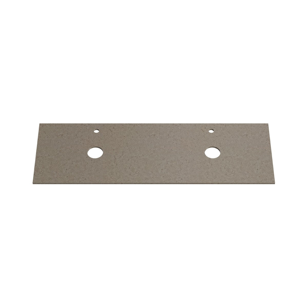 MOCHA 12mm Sintered Stone Vanity Top, DBL Basin, Suit Hob Mixer 1505mm