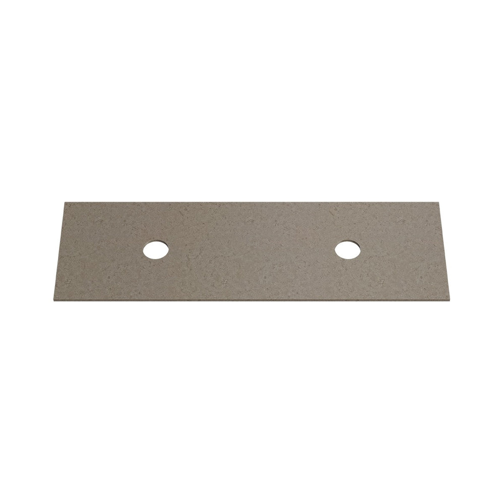 MOCHA 12mm Sintered Stone Vanity Top, DBL Basin, Suit Wall Tapware 1505mm