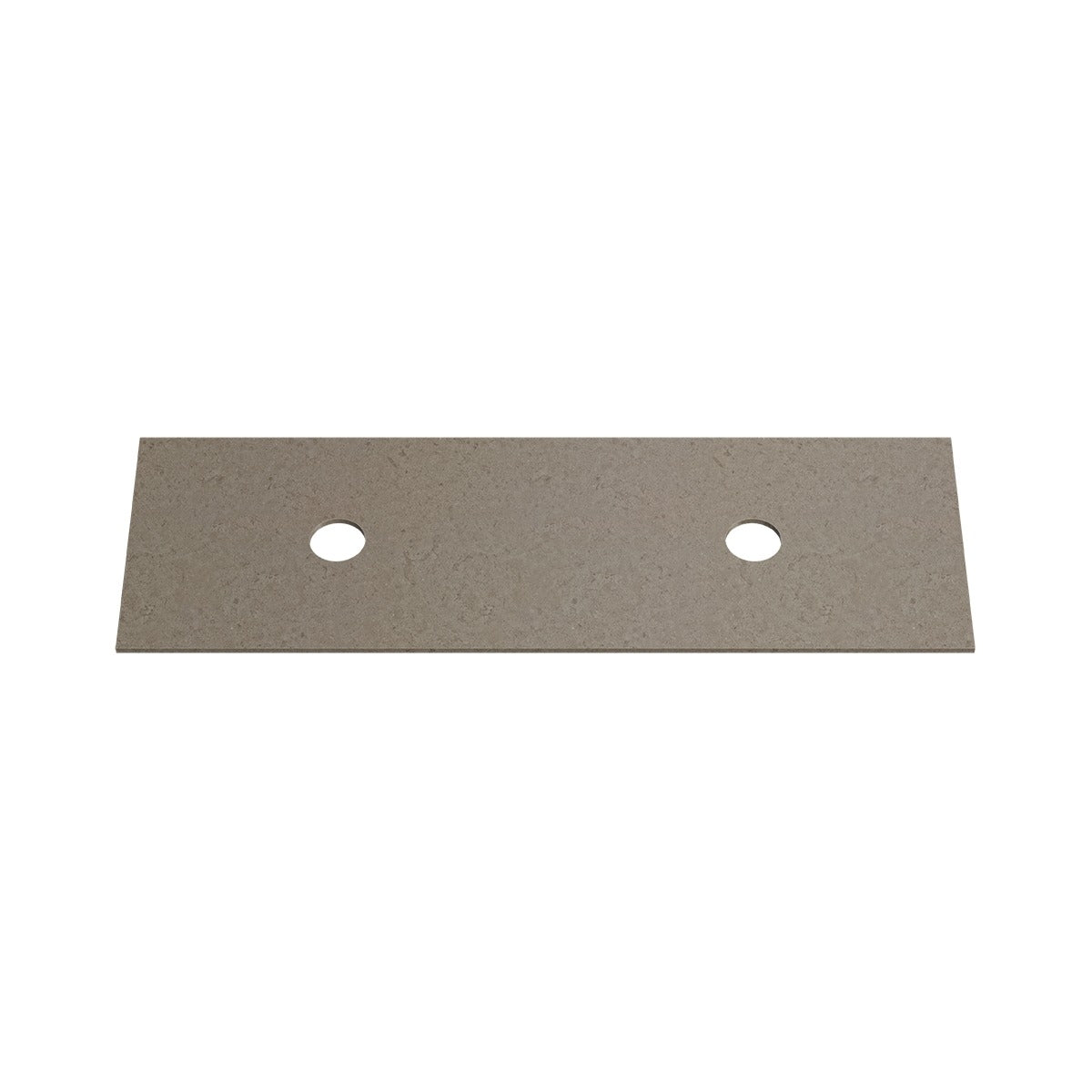 MOCHA 12mm Sintered Stone Vanity Top, DBL Basin, Suit Wall Tapware 1505mm