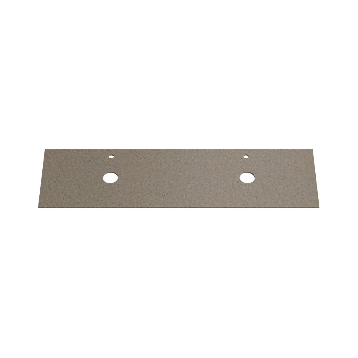 MOCHA 12mm Sintered Stone Vanity Top, DBL Basin, Suit Hob Mixer 1805mm