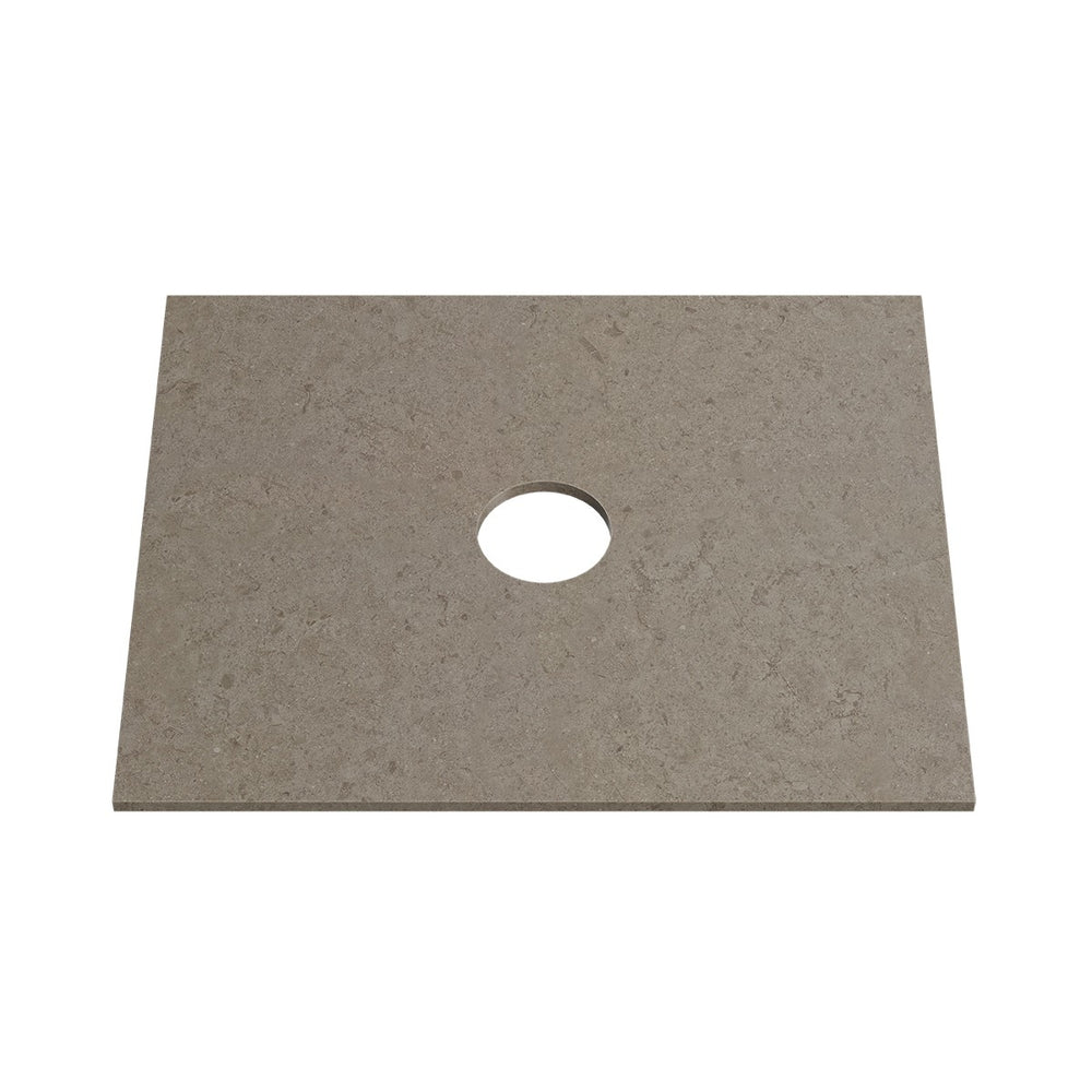 MOCHA 12mm Sintered Stone Vanity Top Suit Wall Tapware 605mm