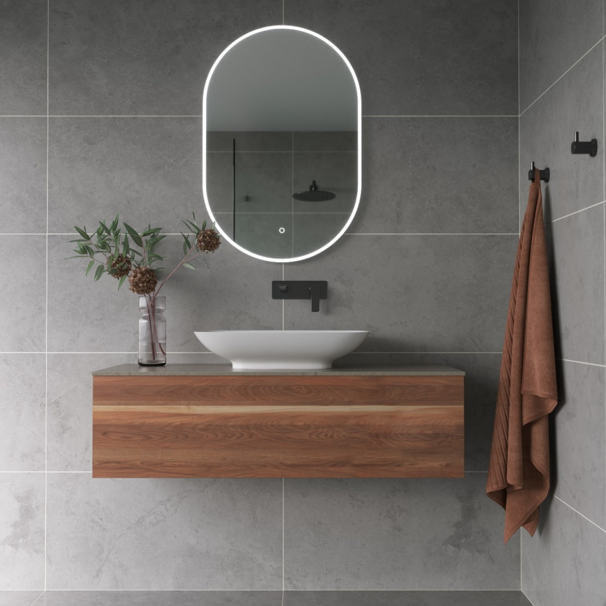 EDEN Wall Hung Modular Vanity 1200mm Timber Laminate