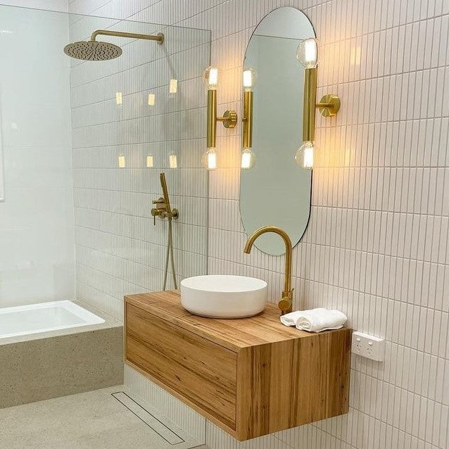 REFLEKTA Oval Pencil Edge Mirror 400x800mm