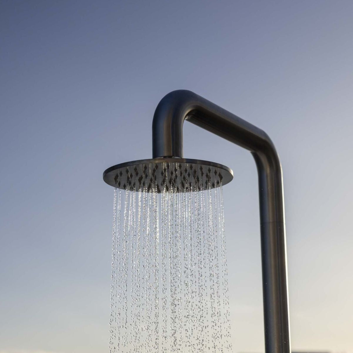 OASIS Outdoor Shower 316 SS w/ Shower Head Brushed Nickel