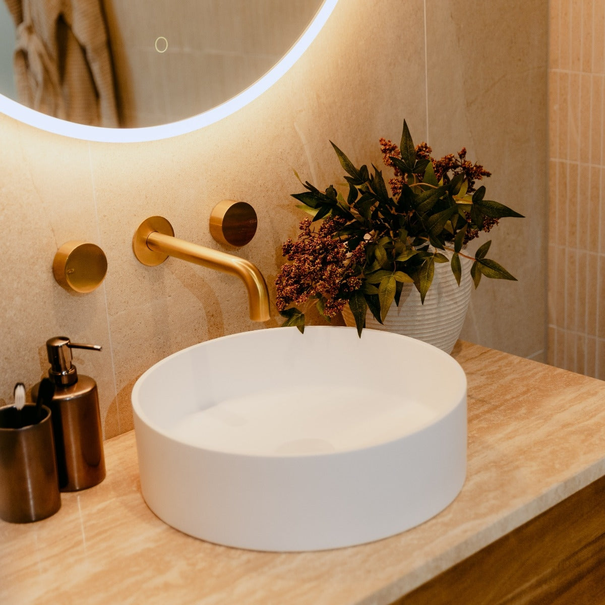 OLYMPIA 25mm Thick Marble Stone Top 750mm