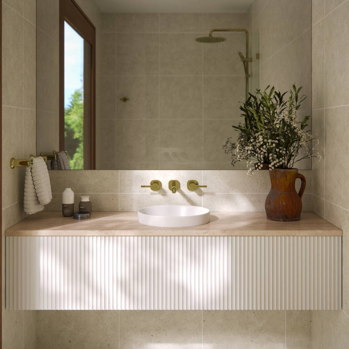 OLYMPIA 25mm Thick Marble Stone Top 1500mm