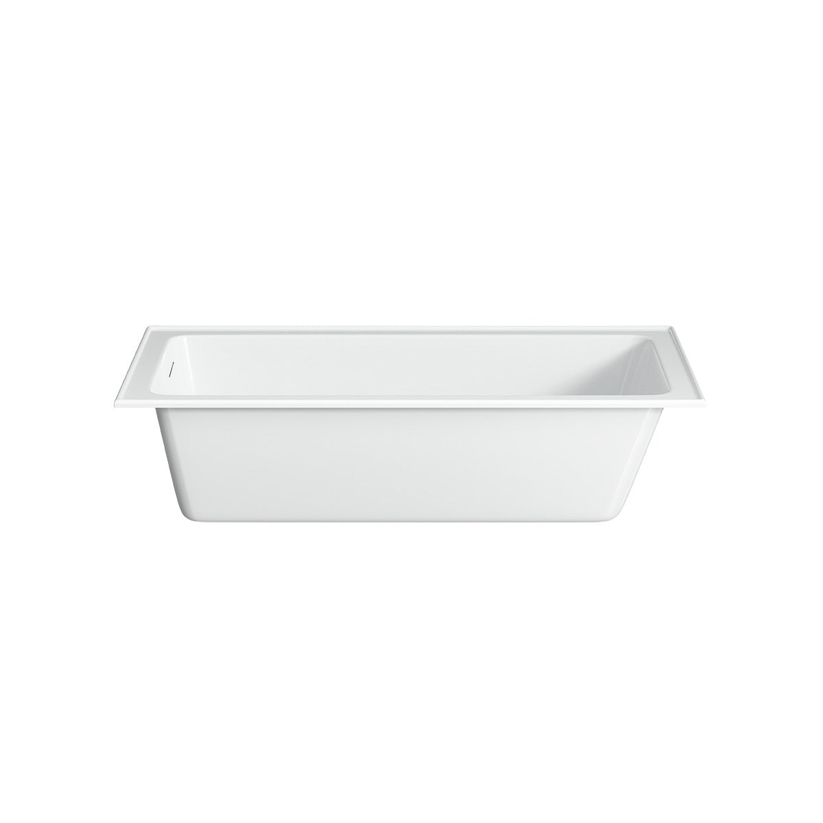 OMEGA Drop In Bath with Overflow Gloss White 1500mm