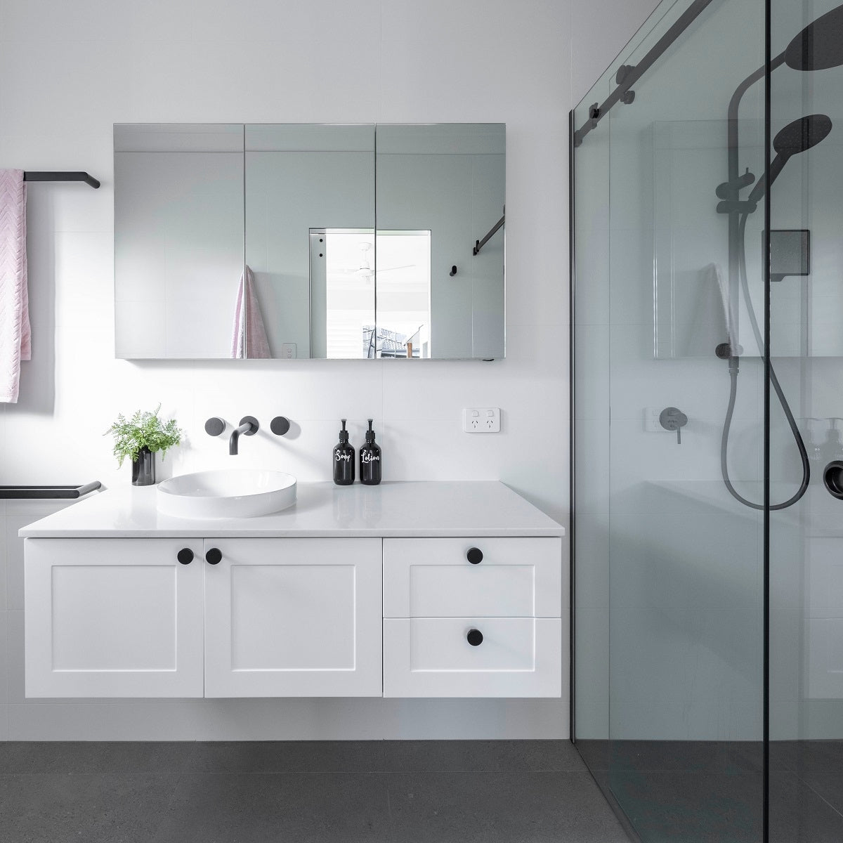 OSCA Mirror Cabinet Pencilled Edge 1200mm