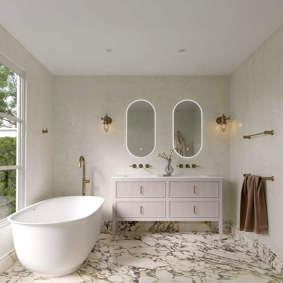 PROVENCE Freestanding Vanity 1500mm Latte