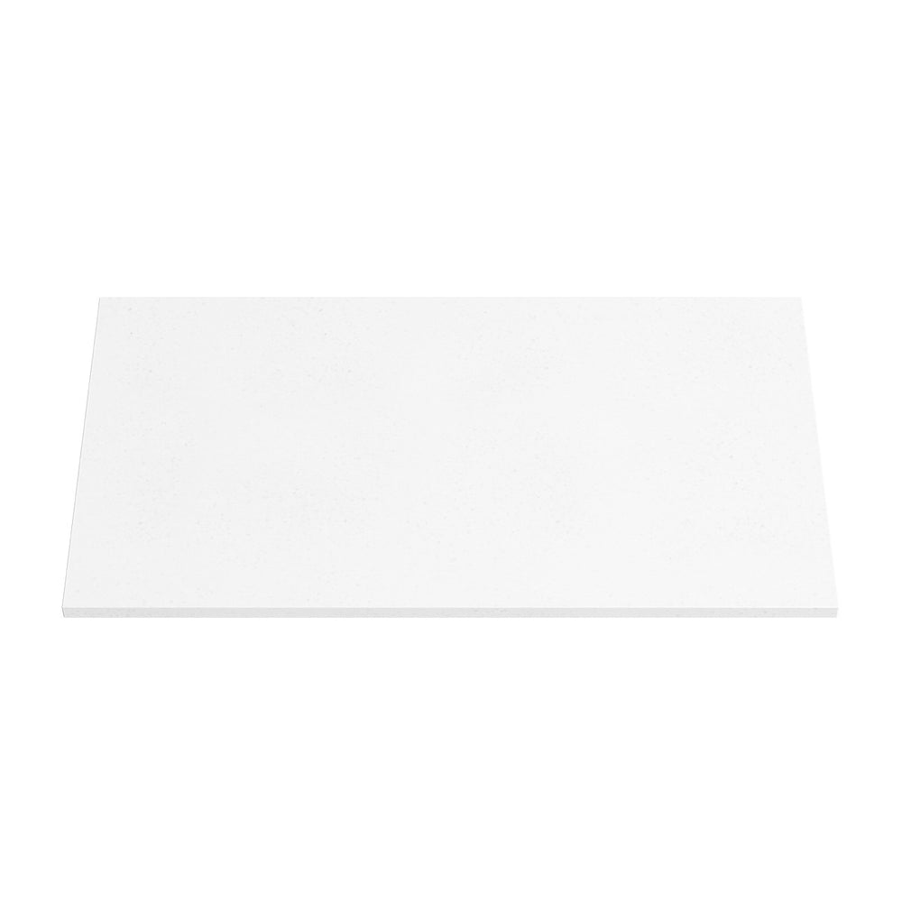 PURE WHITE 20mm Thick Stone Top 905mm