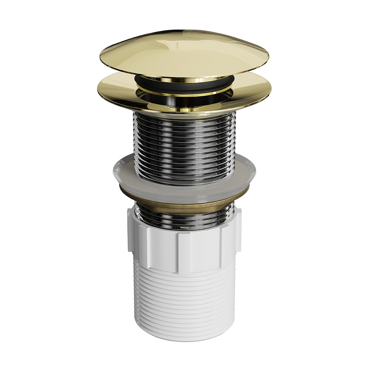 DOME POP UP Waste Without Overflow Champagne Gold 32x80mm