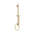 SPIN Shower Rail Brushed Brass 700mm