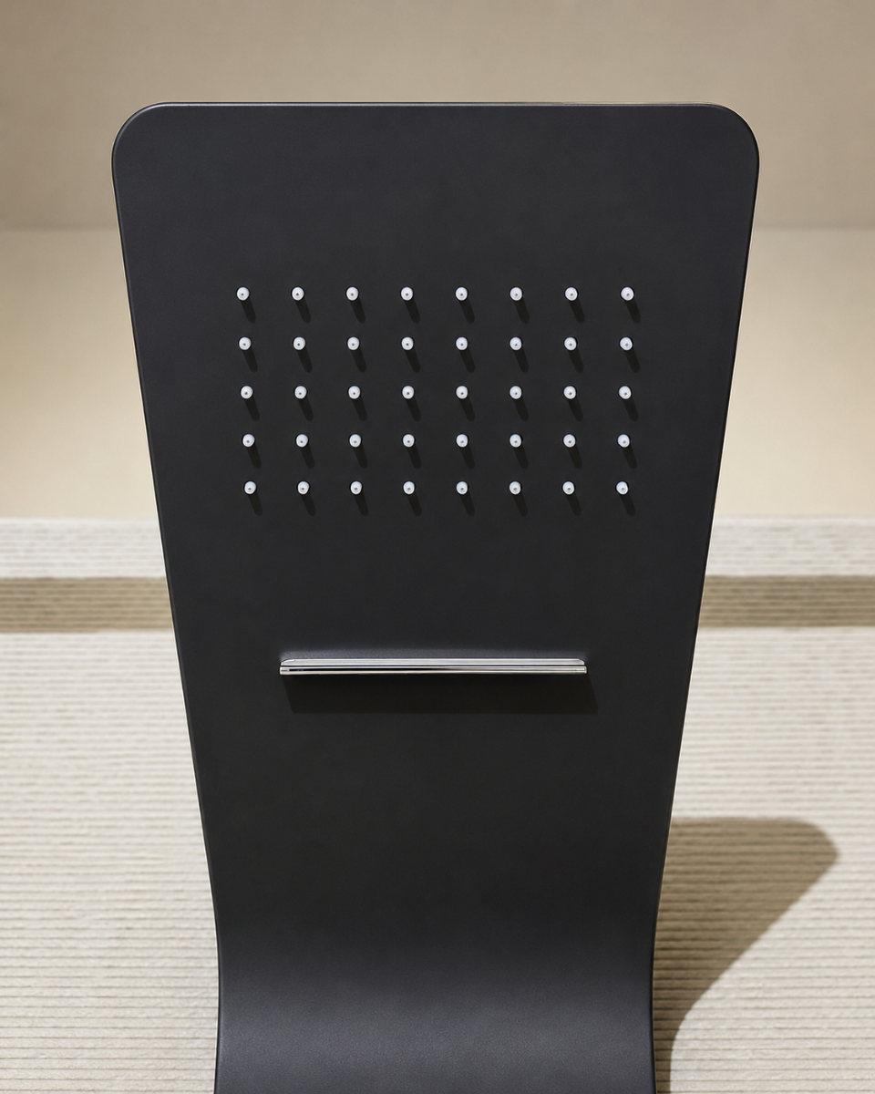 REEF Multi-Functional Shower Panel RHS Operation Matte Black