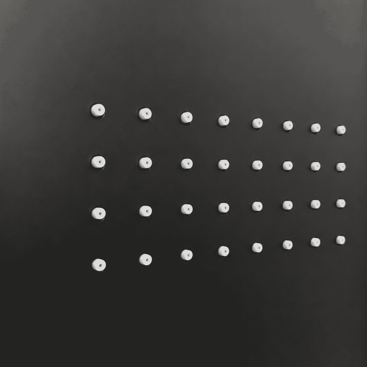 REEF Multi-Functional Shower Panel RHS Operation Matte Black