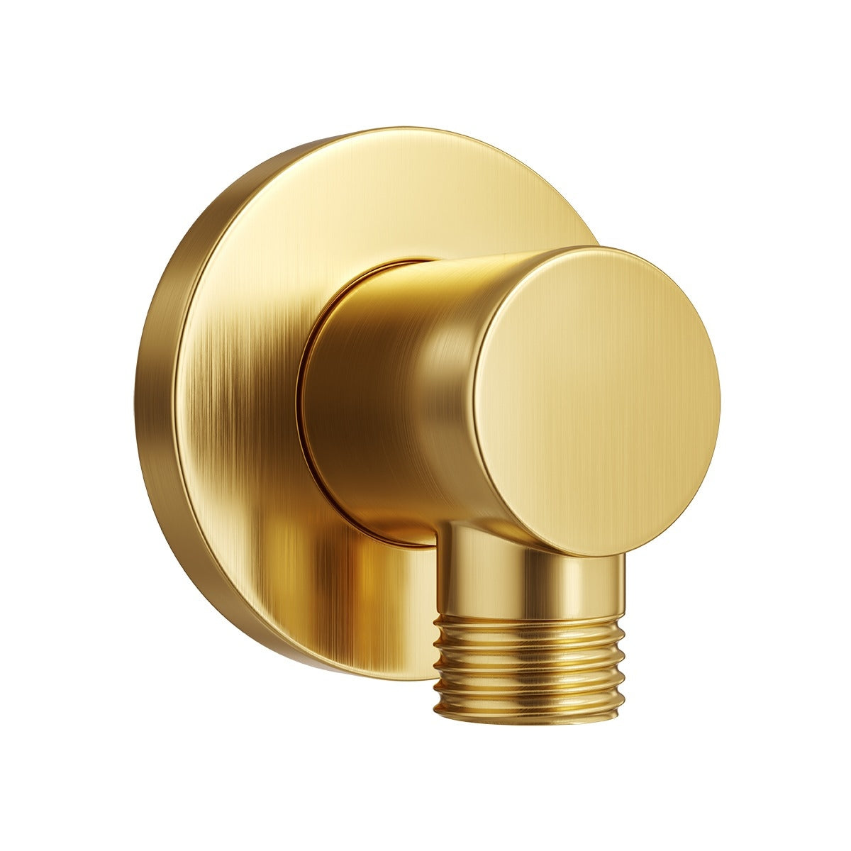 SPIN Shower Elbow Brushed Brass
