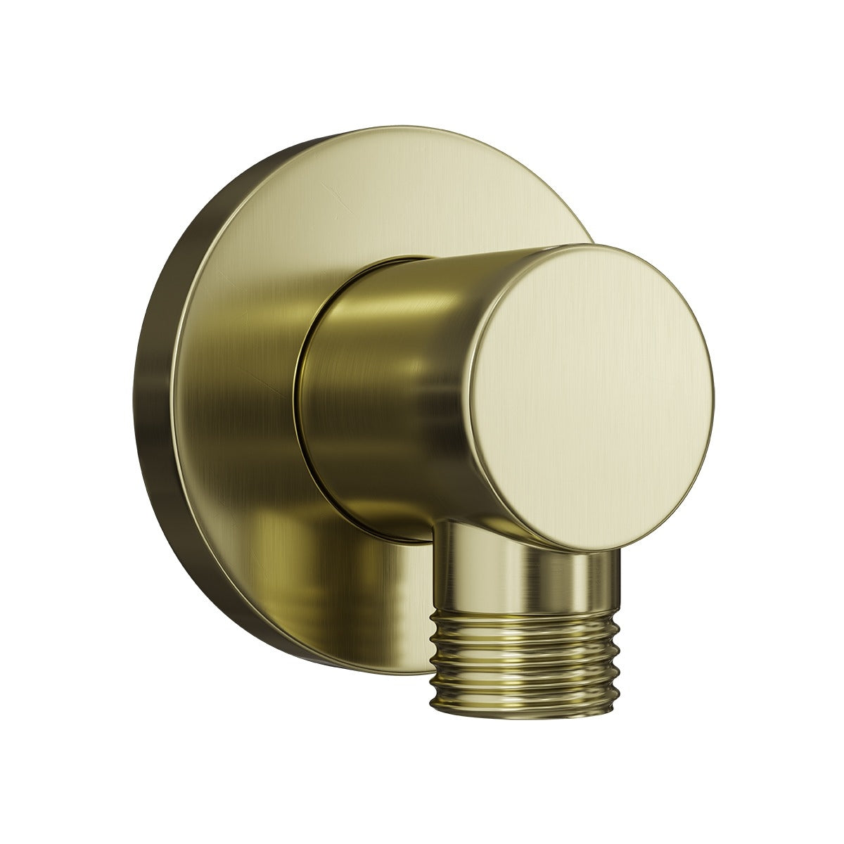 SPIN Shower Elbow Brushed Champagne Gold