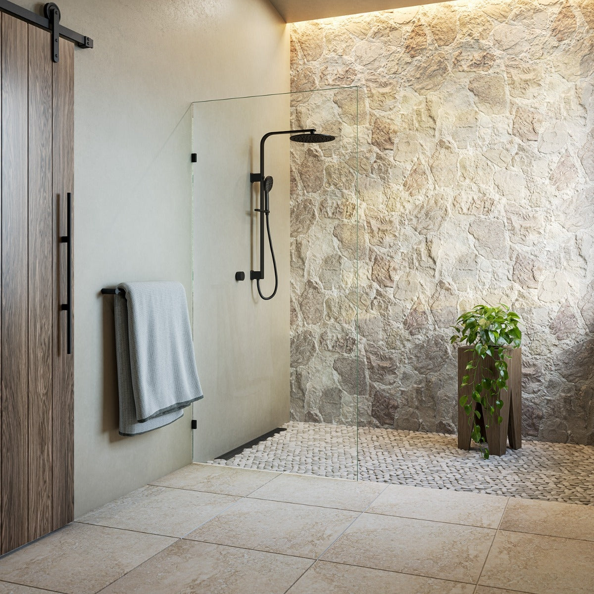 Frameless Glass Panel 1200x2100x10mm
