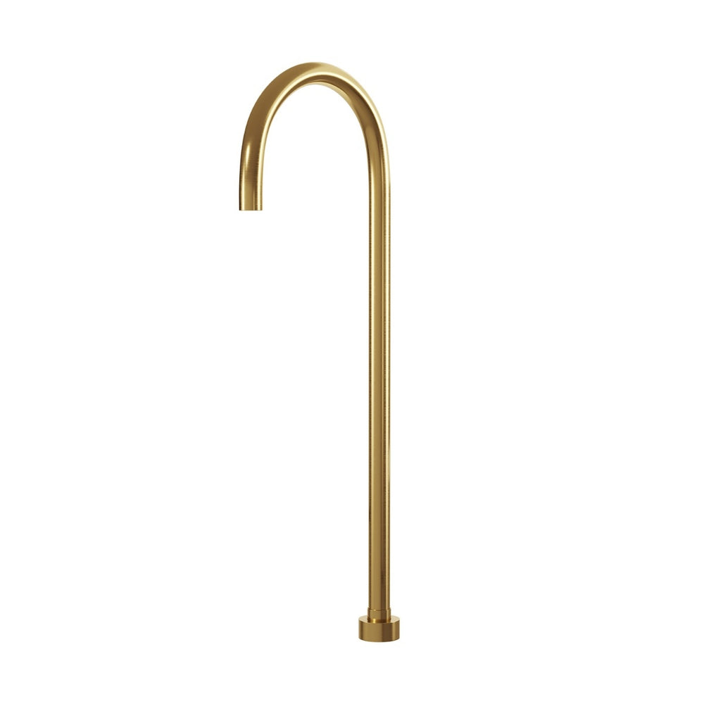 SPIN Freestanding Bath Spout Brushed Brass